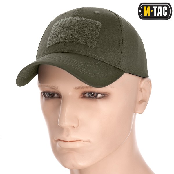M-Tac бейсболка з липучкою Flex ріп-стоп Army Olive - 40534062