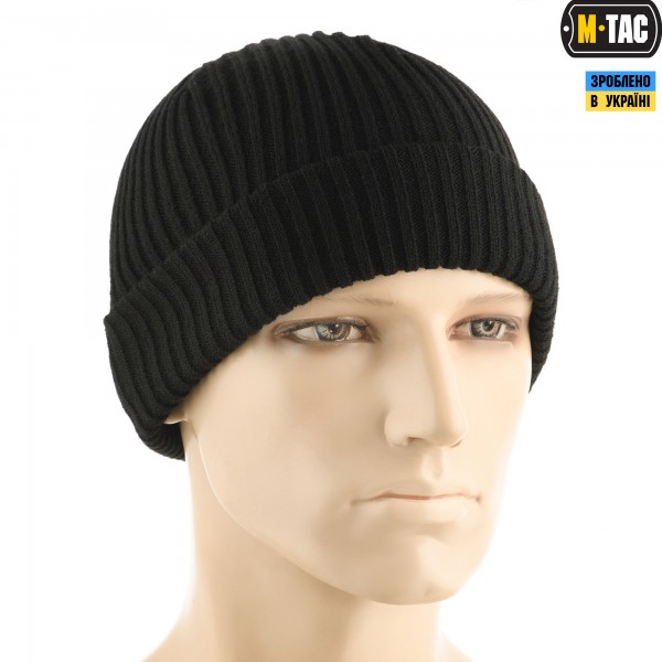 M-Tac шапка вязана 100% акрил Black - 40544002 M-Tac шапка вязана 100% акрил Black - 40544002