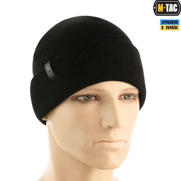 M-Tac шапка тонка вязка 100% акрил Black - 40546002 M-Tac шапка тонка вязка 100% акрил Black - 40546002