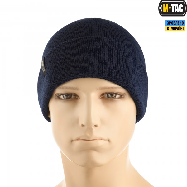 M-Tac шапка тонка вязка 100% акрил Dark Navy Blue - 40546015 M-Tac шапка тонка вязка 100% акрил Dark Navy Blue - 40546015