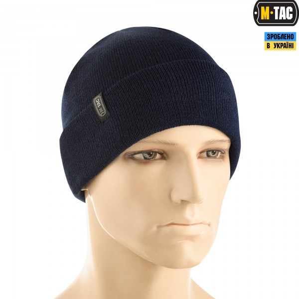 M-Tac шапка тонка вязка 100% акрил Dark Navy Blue - 40546015 M-Tac шапка тонка вязка 100% акрил Dark Navy Blue - 40546015