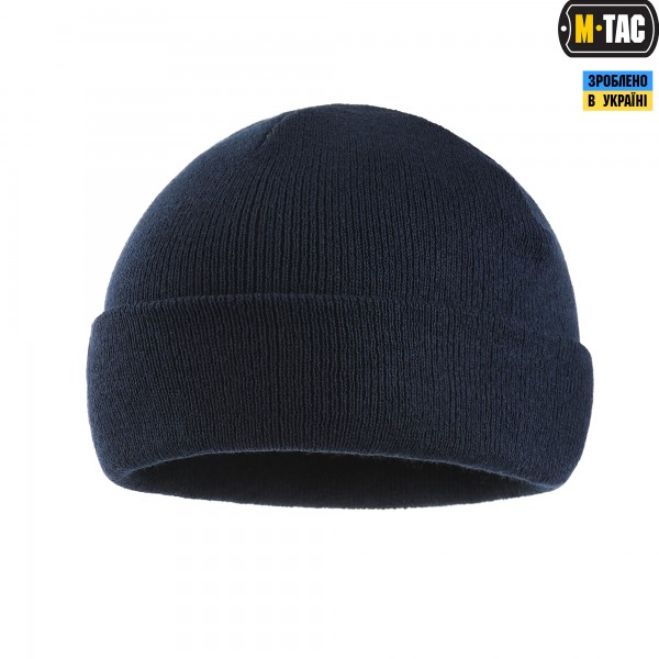 M-Tac шапка тонка вязка 100% акрил Dark Navy Blue - 40546015 M-Tac шапка тонка вязка 100% акрил Dark Navy Blue - 40546015