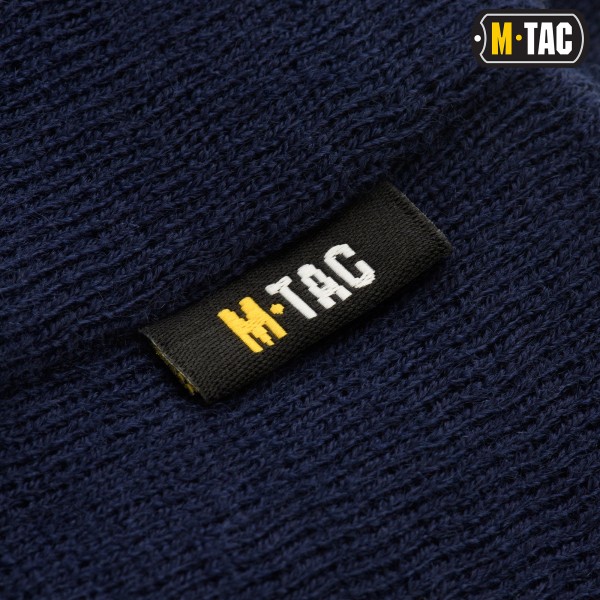 M-Tac шапка ДСНС тонкая вязка 100% акрил Dark Navy Blue - 40556015 M-Tac шапка ДСНС тонкая вязка 100% акрил Dark Navy Blue - 40556015