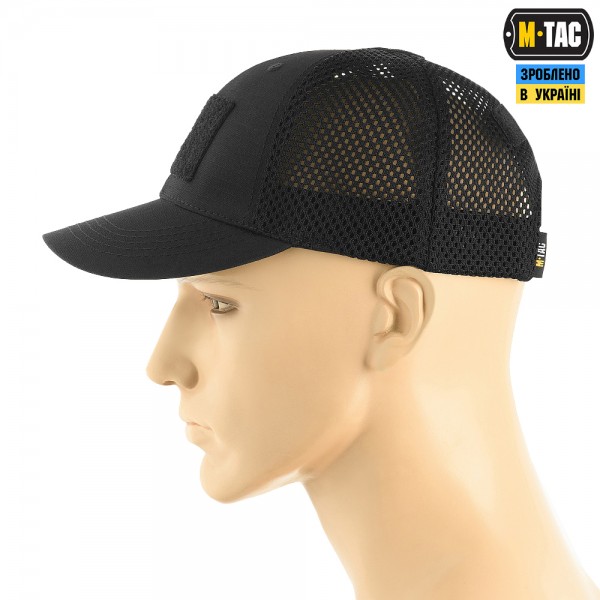 M-Tac бейсболка тактична з сіткою Elite Flex Black - 40560002 M-Tac бейсболка тактична з сіткою Elite Flex Black - 40560002
