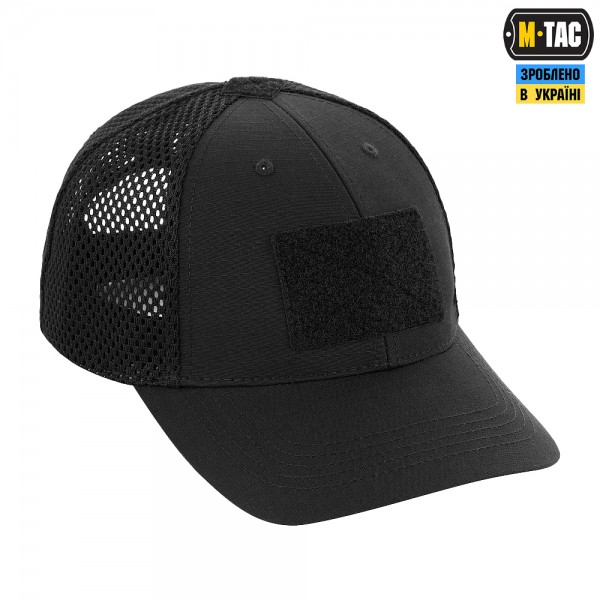 M-Tac бейсболка тактична з сіткою Elite Flex Black - 40560002 M-Tac бейсболка тактична з сіткою Elite Flex Black - 40560002