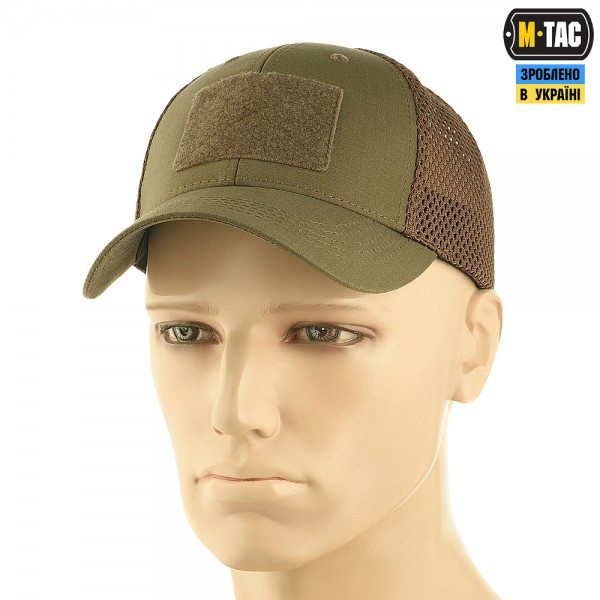 M-Tac бейсболка тактична з сіткою Elite Flex Dark Olive - 40560048