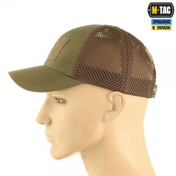 M-Tac бейсболка тактична з сіткою Elite Flex Dark Olive - 40560048