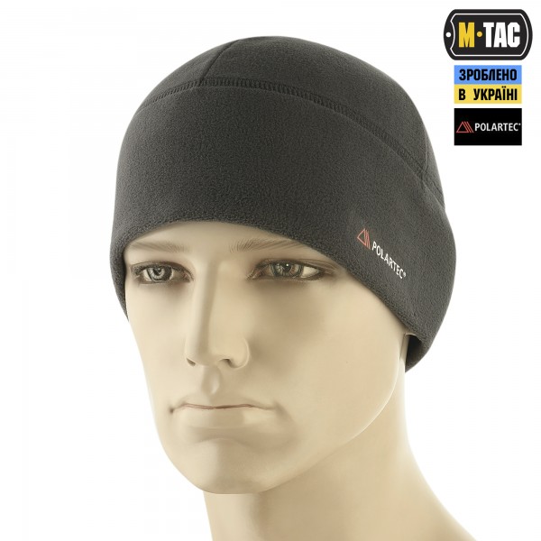 M-Tac шапка Watch Cap фліс Light Polartec Dark Grey - 40562012