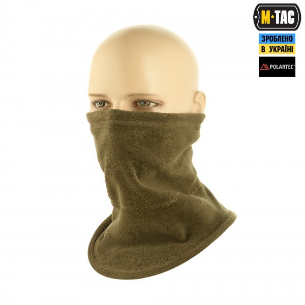 M-Tac шарф-труба анатомический с затяжкой Polartec Dark Olive - 40566048-L/XL