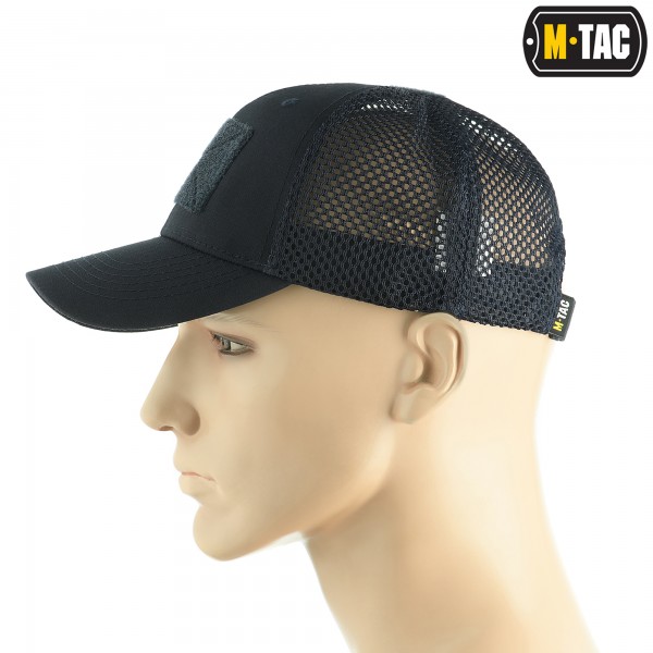 M-Tac бейсболка з липучкою та сіткою Flex ріп-стоп Dark Navy Blue - 40570015
