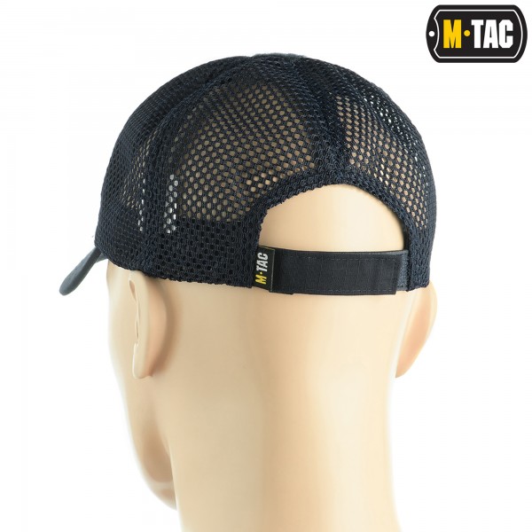 M-Tac бейсболка з липучкою та сіткою Flex ріп-стоп Dark Navy Blue - 40570015
