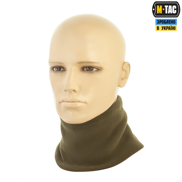 M-Tac шарф-труба Elite короткий з затяжкою фліс (320г/м2) Dark Olive - 40586048