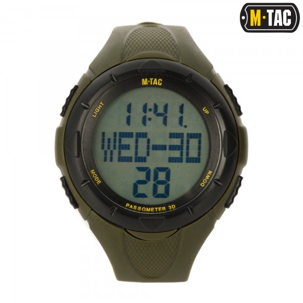 M-Tac часы тактические с шагомером Olive - 50001001 M-Tac часы тактические с шагомером Olive - 50001001