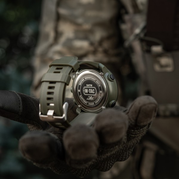 M-Tac годинник тактичний з компасом 2095 Army Green - 50009001 M-Tac годинник тактичний з компасом 2095 Army Green - 50009001