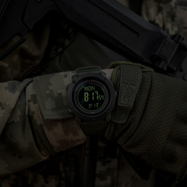 M-Tac годинник тактичний з компасом 2095 Army Green - 50009001 M-Tac годинник тактичний з компасом 2095 Army Green - 50009001
