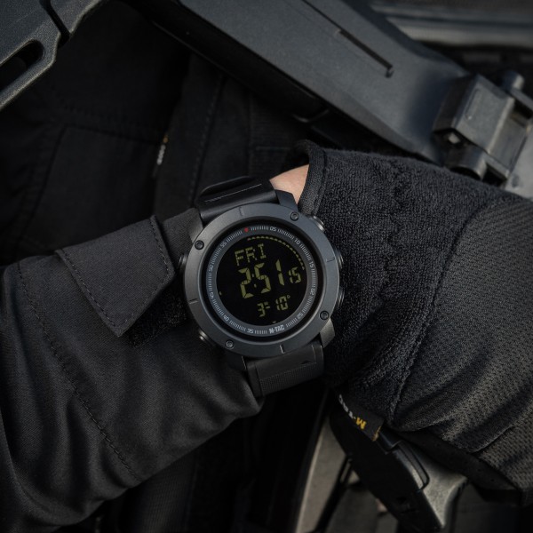 M-Tac годинник тактичний з компасом 2095 Black - 50009002 M-Tac годинник тактичний з компасом 2095 Black - 50009002