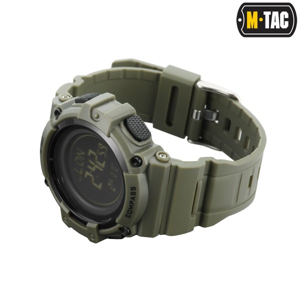 M-Tac годинник тактичний з компасом 2233 Army Green - 50010001 M-Tac годинник тактичний з компасом 2233 Army Green - 50010001