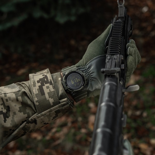 M-Tac годинник тактичний з компасом 2233 Army Green - 50010001 M-Tac годинник тактичний з компасом 2233 Army Green - 50010001