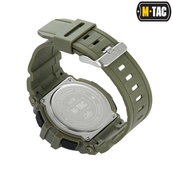 M-Tac годинник тактичний з компасом 2233 Army Green - 50010001 M-Tac годинник тактичний з компасом 2233 Army Green - 50010001