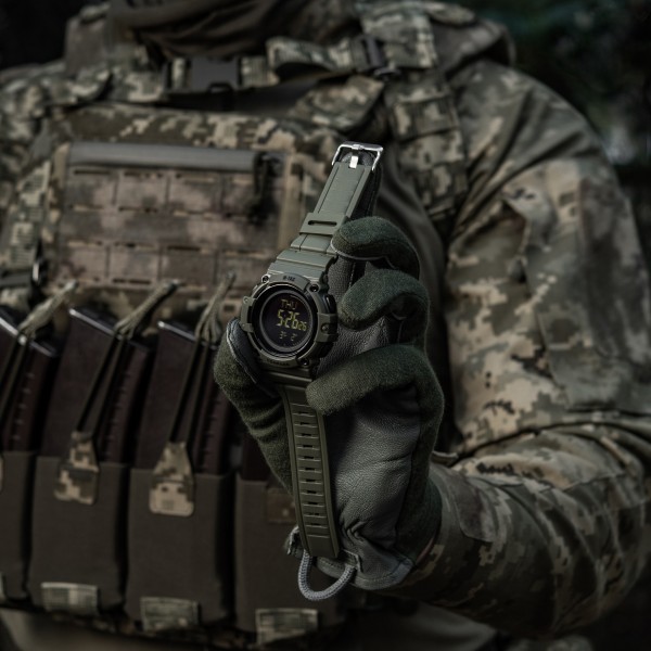 M-Tac годинник тактичний з компасом 2233 Army Green - 50010001 M-Tac годинник тактичний з компасом 2233 Army Green - 50010001
