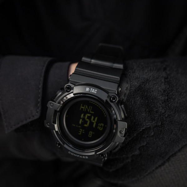 M-Tac годинник тактичний з компасом 2233 Black - 50010002