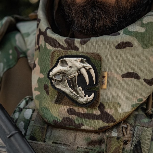 M-Tac нашивка Old Tiger full color слонова кістка - 51001203