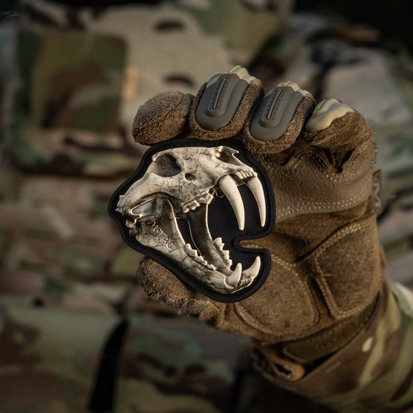 M-Tac нашивка Old Tiger full color слонова кістка - 51001203