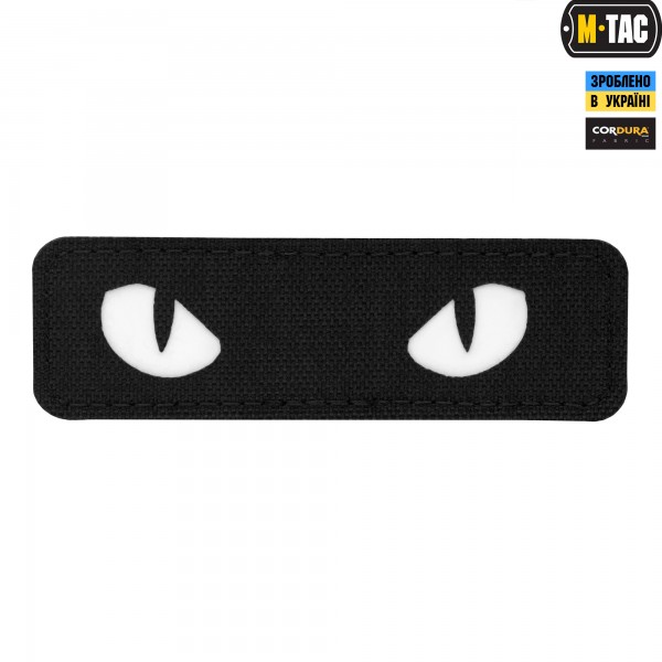 M-Tac нашивка Cat Eyes Laser Cut Black/GID - 51009299