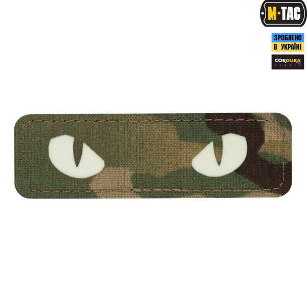 M-Tac нашивка Cat Eyes Laser Cut Multicam/GID - 51009899