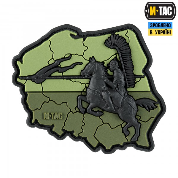 M-Tac нашивка Husaria 3D PVC Olive - 51010001