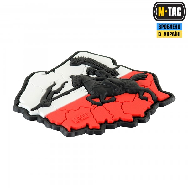 M-Tac нашивка Husaria 3D PVC Red/White/Black - 51010333 M-Tac нашивка Husaria 3D PVC Red/White/Black - 51010333