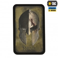 M-Tac нашивка Spartan Helmet Ranger Green/Black