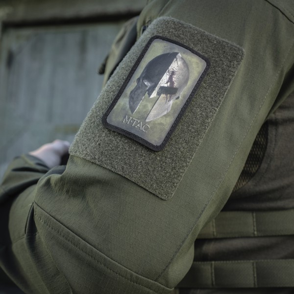 M-Tac нашивка Spartan Helmet Ranger Green/Black - 51102023