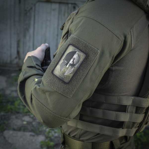 M-Tac нашивка Spartan Helmet Ranger Green/Black - 51102023