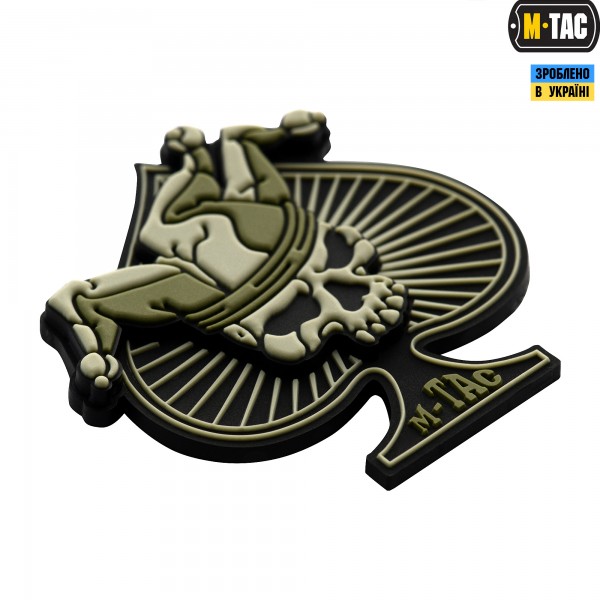 M-Tac нашивка Ace of Spades 3D PVC Black/Olive - 51108201
