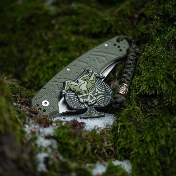 M-Tac нашивка Ace of Spades 3D PVC Black/Olive - 51108201