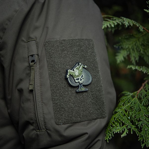 M-Tac нашивка Ace of Spades 3D PVC Black/Olive - 51108201