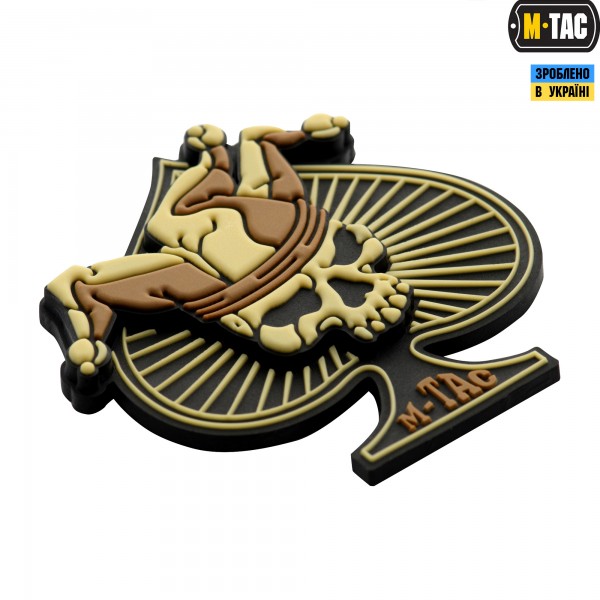 M-Tac нашивка Ace of Spades 3D ПВХ чорний/койот - 51108205 M-Tac нашивка Ace of Spades 3D ПВХ чорний/койот - 51108205