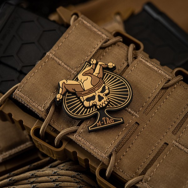 M-Tac нашивка Ace of Spades 3D ПВХ чорний/койот - 51108205 M-Tac нашивка Ace of Spades 3D ПВХ чорний/койот - 51108205