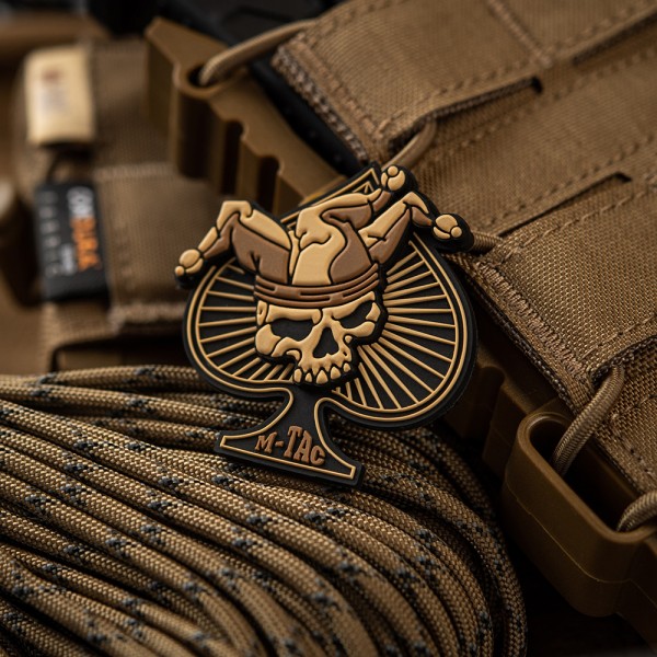 M-Tac нашивка Ace of Spades 3D ПВХ чорний/койот - 51108205 M-Tac нашивка Ace of Spades 3D ПВХ чорний/койот - 51108205
