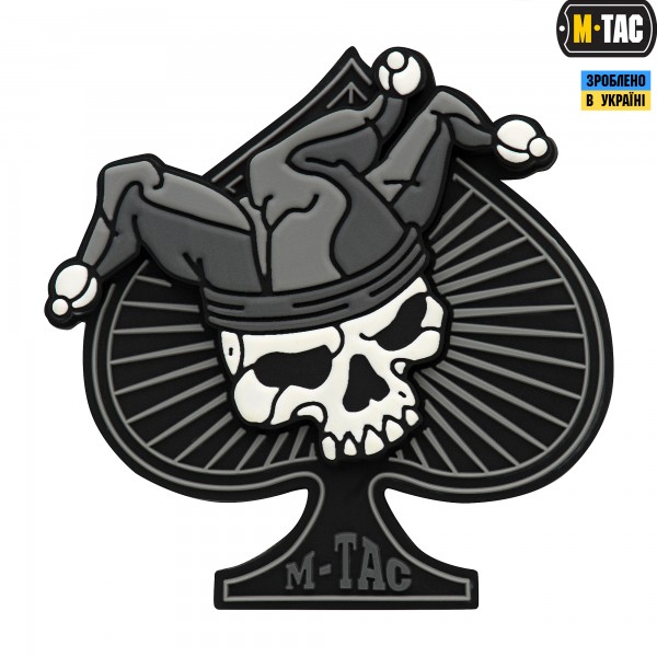 M-Tac нашивка Ace of Spades 3D ПВХ чорний/білий - 51108236