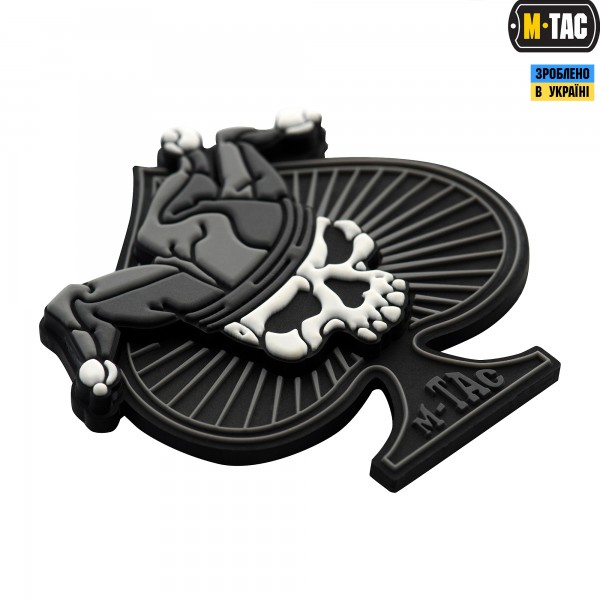 M-Tac нашивка Ace of Spades 3D ПВХ чорний/білий - 51108236 M-Tac нашивка Ace of Spades 3D ПВХ чорний/білий - 51108236