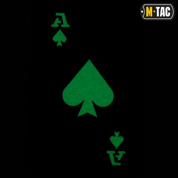 M-Tac нашивка Ace of Spades Laser Cut Ranger Green/GID - 51109239