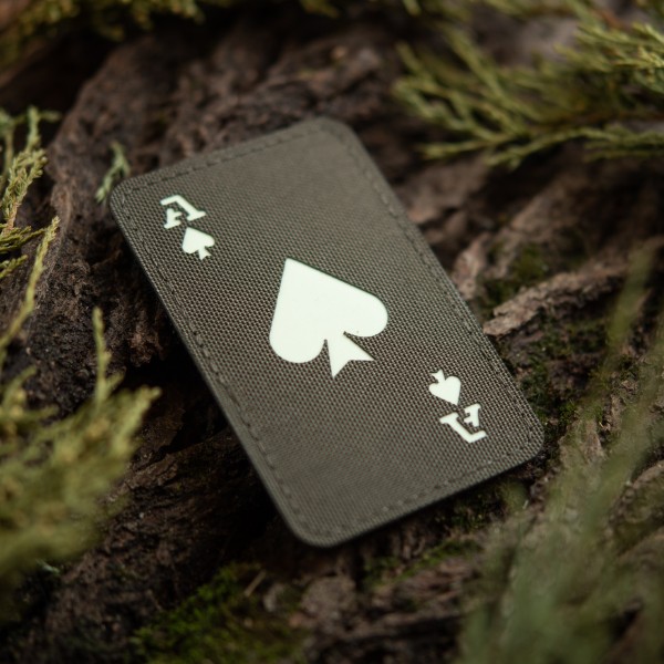 M-Tac нашивка Ace of Spades Laser Cut Ranger Green/GID - 51109239