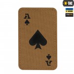 M-Tac нашивка Ace of Spades Laser Cut Coyote/Black
