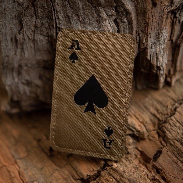 M-Tac нашивка Ace of Spades Laser Cut Coyote/Black - 51109502