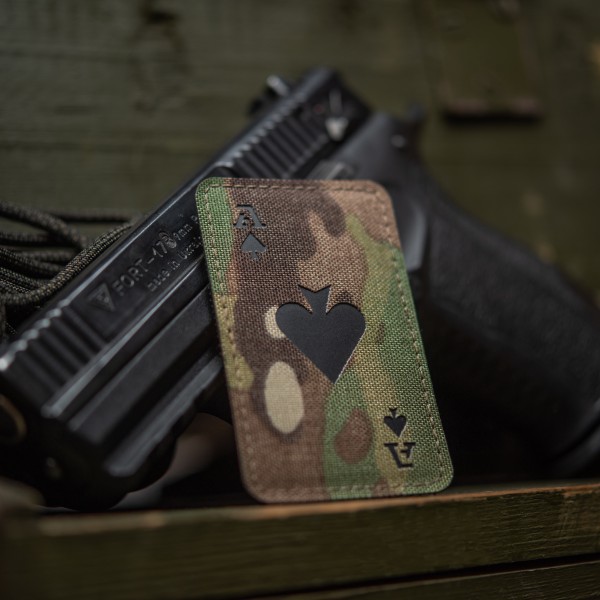 M-Tac нашивка Ace of Spades Laser Cut Multicam/Black - 51109802