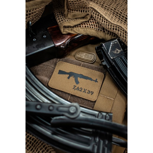M-Tac нашивка AKM 7,62х39 Laser Cut Coyote/Black - 51110502