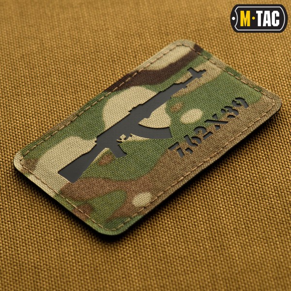 M-Tac нашивка AKM 7,62х39 Laser Cut Multicam/Black - 51110802