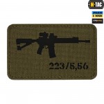 M-Tac нашивка AR-15 223/5,56 Laser Cut Ranger Green/Black